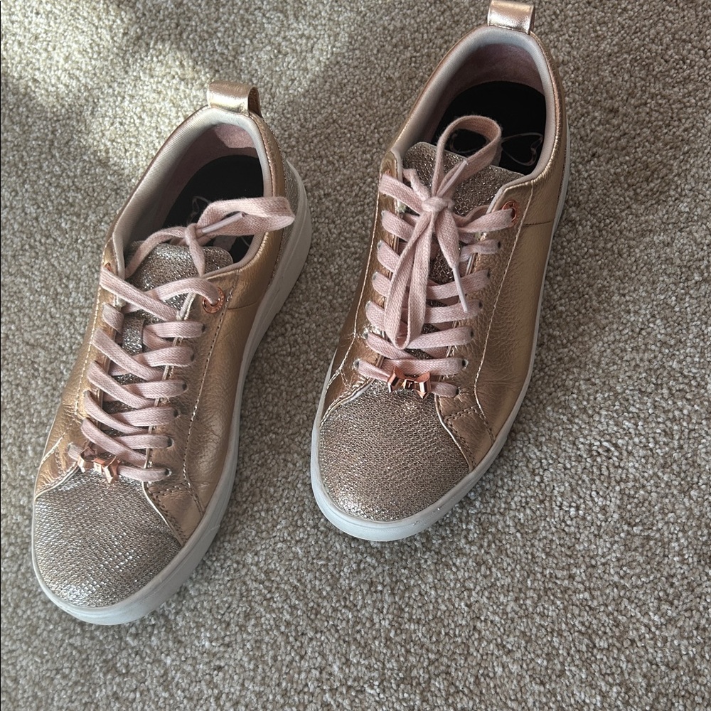 Ted Baker Women's Rose Gold Sneakers